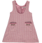 Vestido Pichi em xadrez Pied-de-Poule rosa