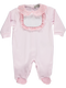 Babygrow para menina rosa com folho rosa