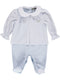 Babygrow azul com gola