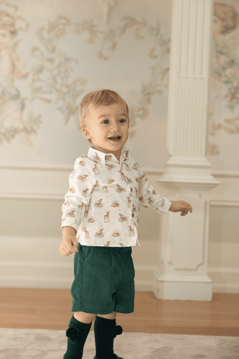 Conjunto de menino com camisa e calção