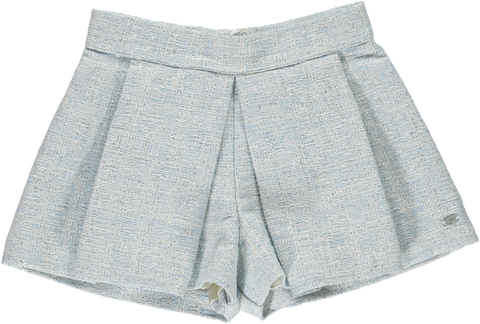 Blue girl's skirt-shorts