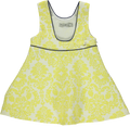 Yellow bib skirt