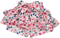 Saia-calção rosa com padrão floral
