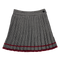 Pied-de-poule plaid skirt