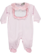 Babygrow for baby girl pink with pink frill