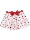 White shorts with red hearts