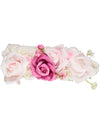 Laço com flores rosa