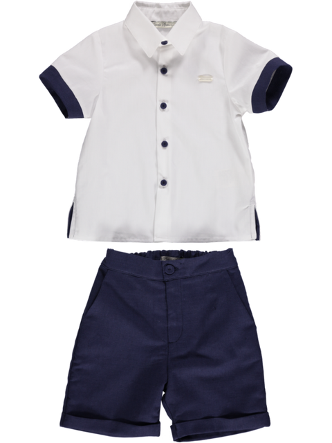 Conjunto de menino azul marinho