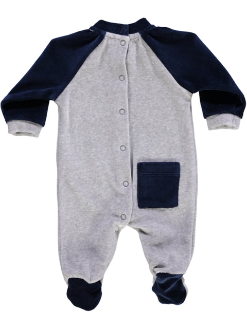 Babygrow cinzento com ursinho