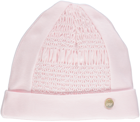 Gorro rosa para menina