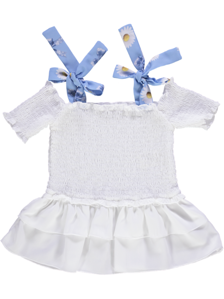 Piccola Speranza ★White & Green ライム ドレス★2-10Y Piccola Speranza ☆Pink ＆ Green シフォンドレス☆2-10Y