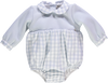 Body de meninoem xadrez azul