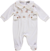 Babygrow branco com padrão