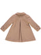 Casaco camel com flores