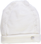 Gorro branco com detalhe de renda