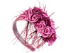 Bandolete rosa com flores