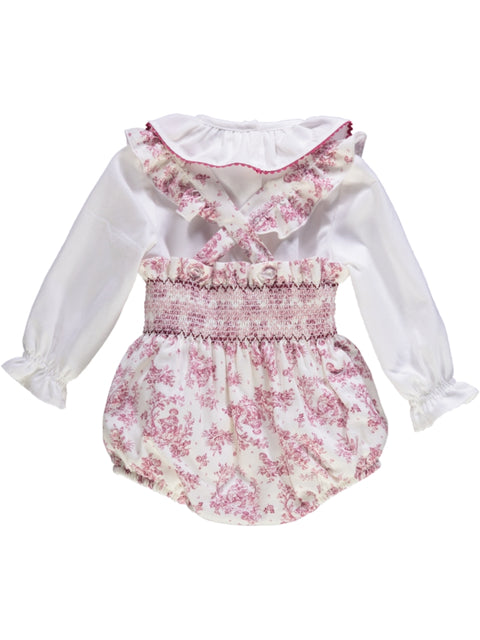 Conjunto de bebé menina rosa