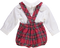 Conjunto de calções xadrez bebé menino