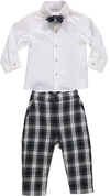 Conjunto bebé menino com laço