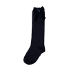 Navy socks with bow