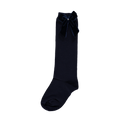 Navy socks with bow