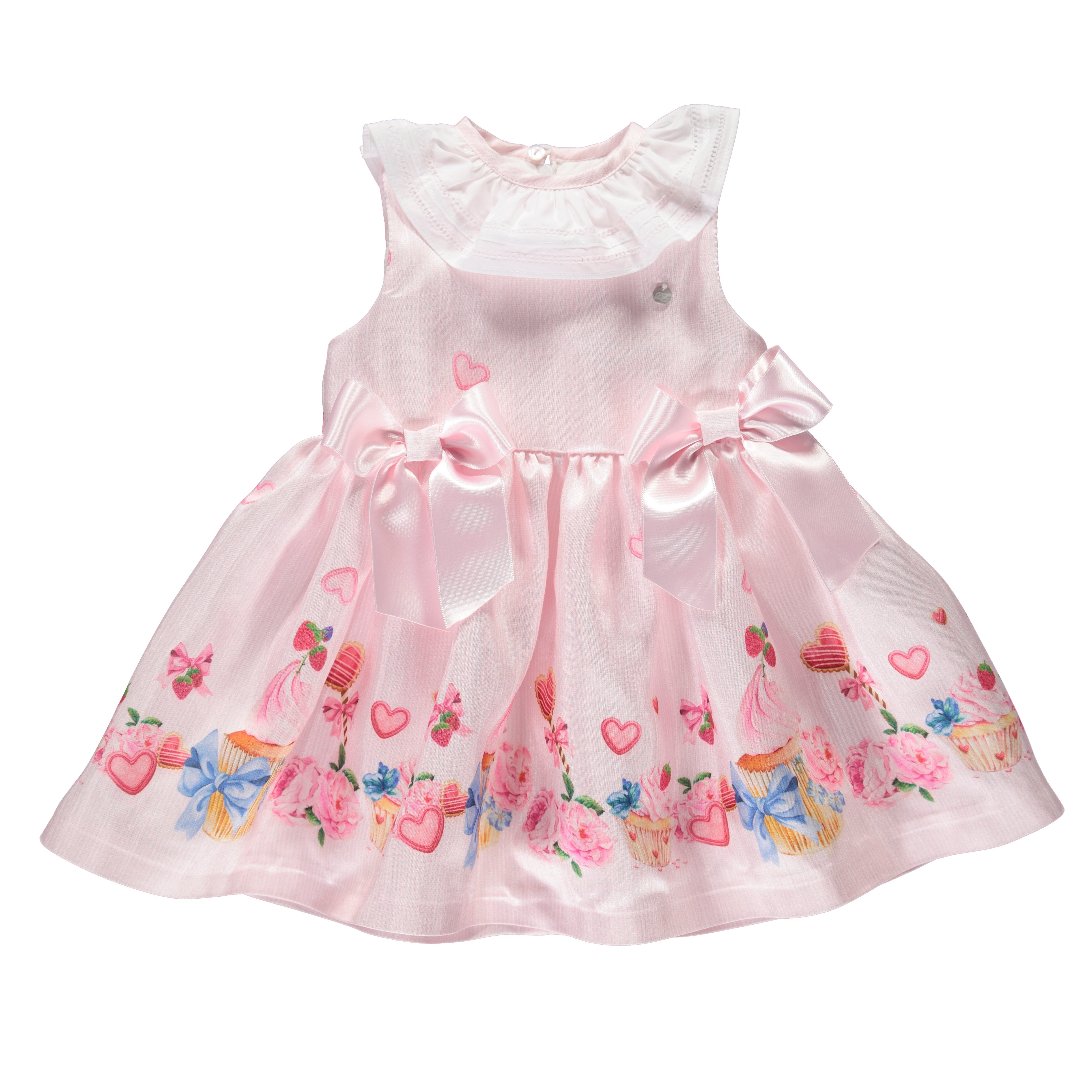 Piccola Speranza ★ White シフォン チェリー ドレス ★ 2-10Y Piccola Speranza ☆ White シフォン チェリー ドレス ☆ 2-10Y